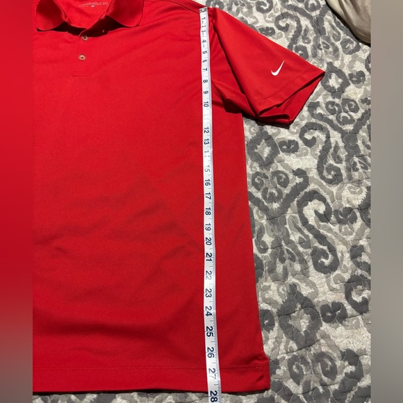 Nike Golf Drifit Men's Red Polo Shirt Size Large - Picture 3 of 4